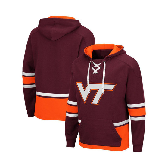 Men's Maroon Virginia Tech Hokies Lace Up 3.0 Pullover Hoodie