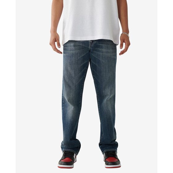 Brand Jeans Men's Ricky Painted Flap Straight Jeans