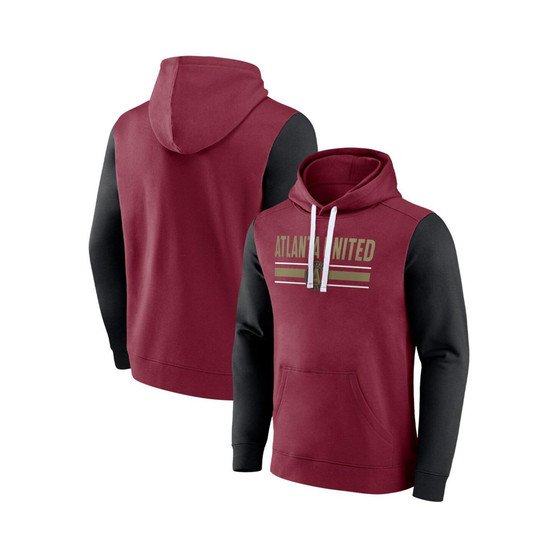 Men's Branded Garnet Atlanta United FC To Victory Pullover Hoodie