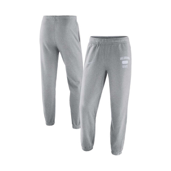 Men's Heathered Gray Oklahoma State Cowboys Saturday Fleece Pants