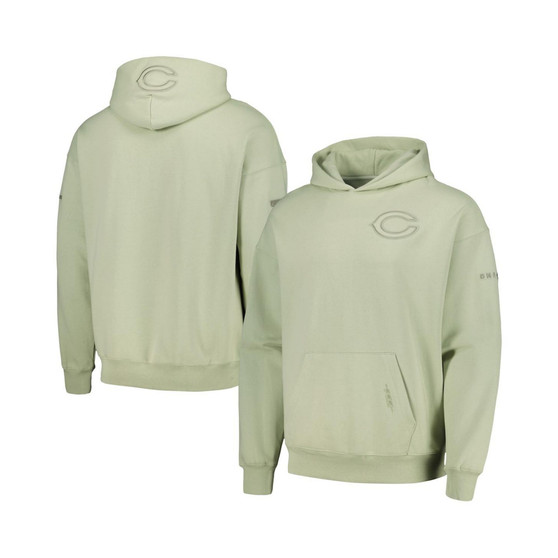 Men's Light Green Chicago Bears Neutral Drop Shoulder Pullover Hoodie