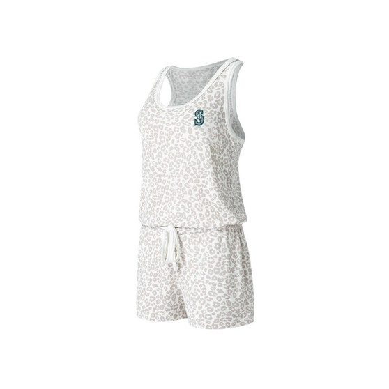 Women's Cream Seattle Mariners Montana Hacci Knit Romper