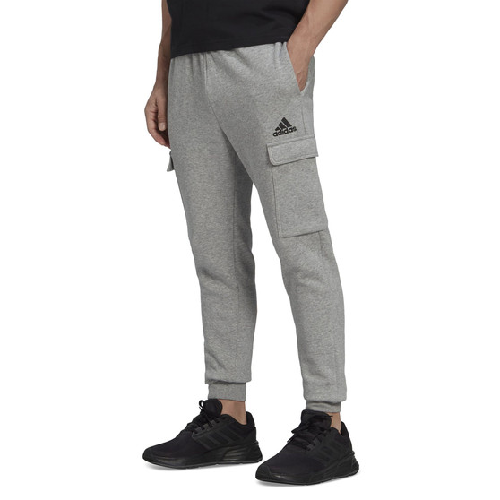 Men's Essentials Regular Tapered-Fit Fleece Cargo Joggers