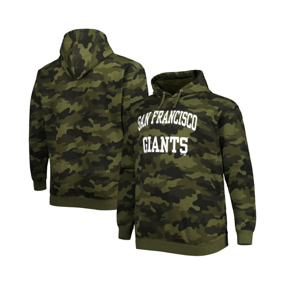 Men's Camo San Francisco Giants Allover Print Big and Tall Pullover Hoodie