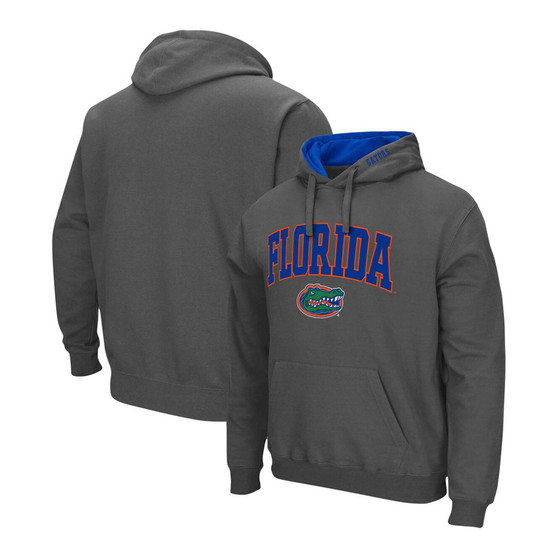 Men's Charcoal Florida Gators Arch Logo 3.0 Pullover Hoodie