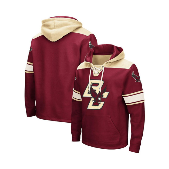 Men's Maroon Boston College Eagles 2.0 Lace-Up Pullover Hoodie