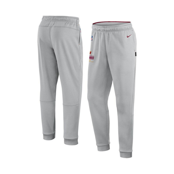 Men's Gray Washington Commanders Sideline Logo Performance Pants