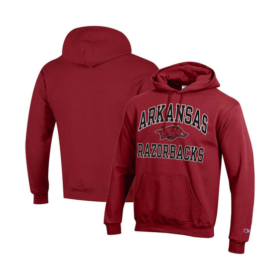 Men's Cardinal Arkansas Razorbacks High Motor Pullover Hoodie