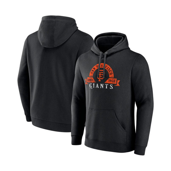 Men's Branded Black San Francisco Giants Big and Tall Utility Pullover Hoodie