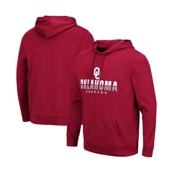 Men's Crimson Oklahoma Sooners Lantern Pullover Hoodie