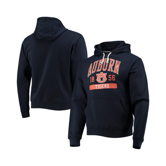 Men's Navy Auburn Tigers Volume Up Essential Fleece Pullover Hoodie