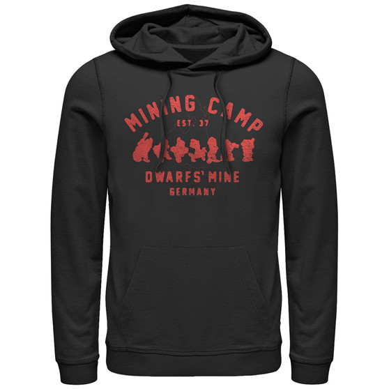Disney Men's Snow White Mining Camp Est. 37, Pullover Hoodie
