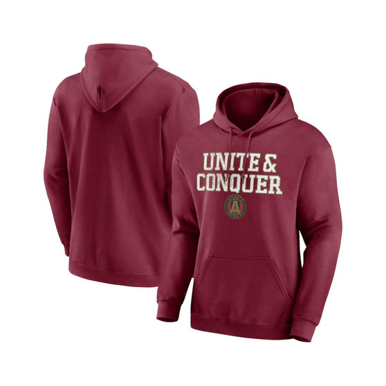 Men's Garnet Atlanta United FC Scoreboard Pullover Hoodie