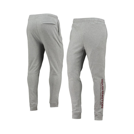 Men's Heather Gray Washington Football Team Jogger Pants