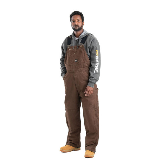 Men's Heartland Insulated Washed Duck Bib Overall