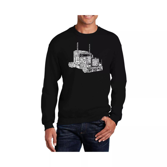 Men's Word Art Keep On Truckin' Crewneck Sweatshirt