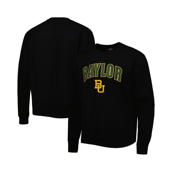 Men's Black Baylor Bears Arch & Logo Pullover Sweatshirt