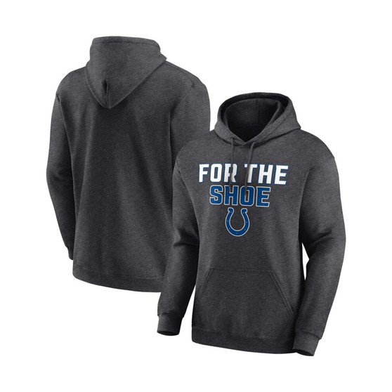 Men's Branded Charcoal Indianapolis Colts Victory Earned Pullover Hoodie