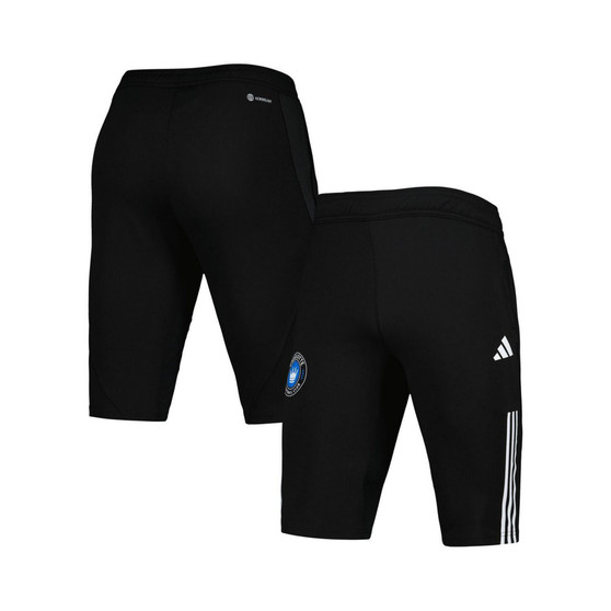 Men's Black Charlotte FC 2023 On-Field Training AEROREADY Half Pants