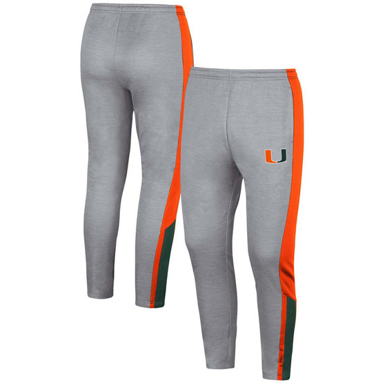 Men's Gray Miami Hurricanes Up Top Pants