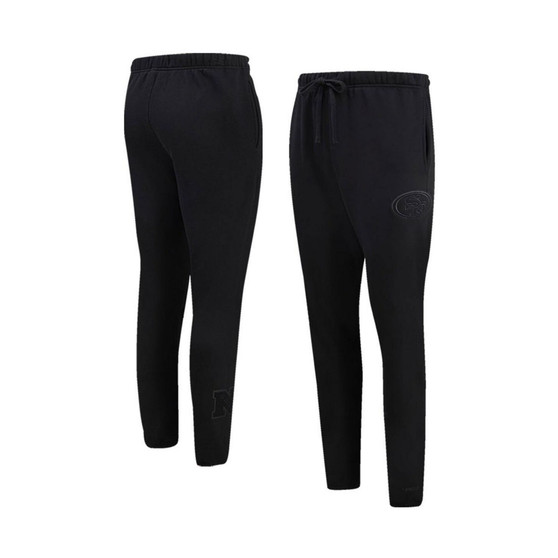 Men's Black San Francisco 49ers Neutral Fleece Sweatpants