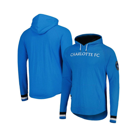 Men's Blue Charlotte FC Legendary Slub Raglan Pullover Hoodie