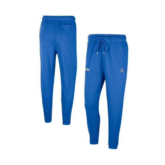 Men's Brand Blue UCLA Bruins Logo Travel Fleece Pants