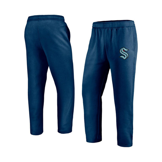 Men's Branded Deep Sea Blue Seattle Kraken Primary Logo Sweatpants