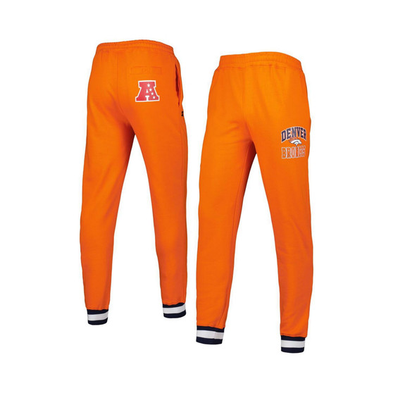 Men's Orange Denver Broncos Blitz Fleece Jogger Pants