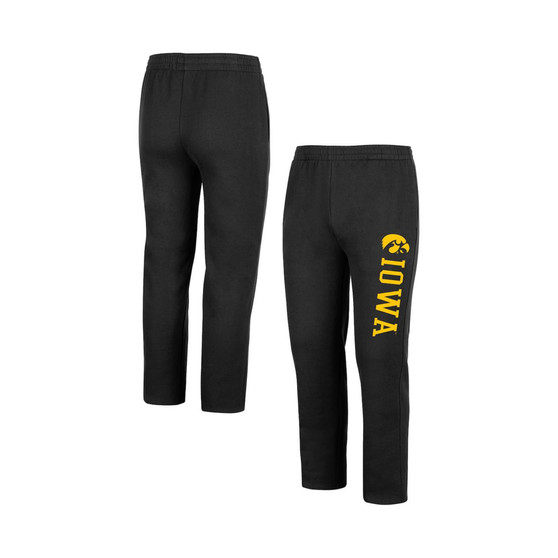 Men's Black Iowa Hawkeyes Fleece Pants