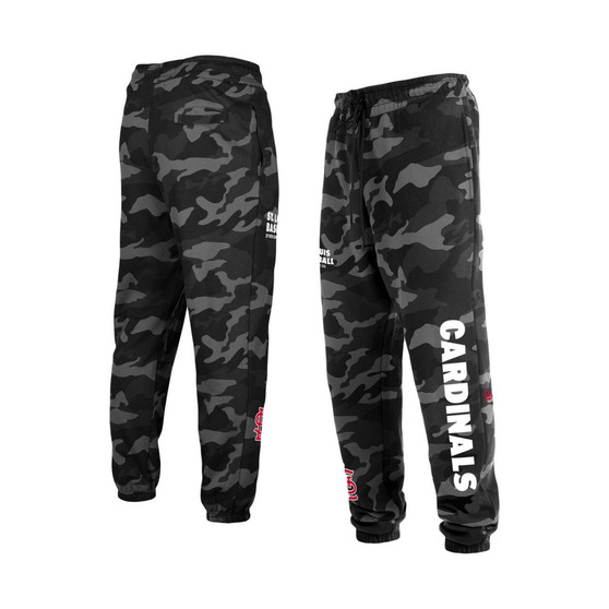 Men's Black St. Louis Cardinals Camo Jogger Pants
