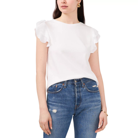 Women's Tiered Ruffled-Sleeve T-Shirt