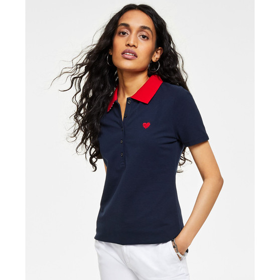 Women's Colorblocked Piqué Knit Polo