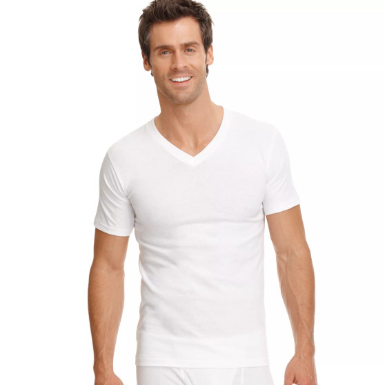 Men's Big & Tall Classic Tagless V-Neck Undershirt 2-pack