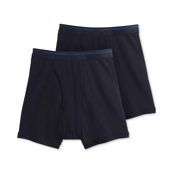 Men's Big & Tall 2-Pk. Lightweight Cotton Boxer Briefs