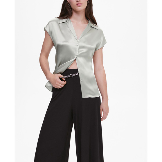 Women's Satin Silk Shirt