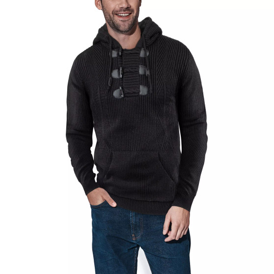 Men's Hooded Toggle Sweater