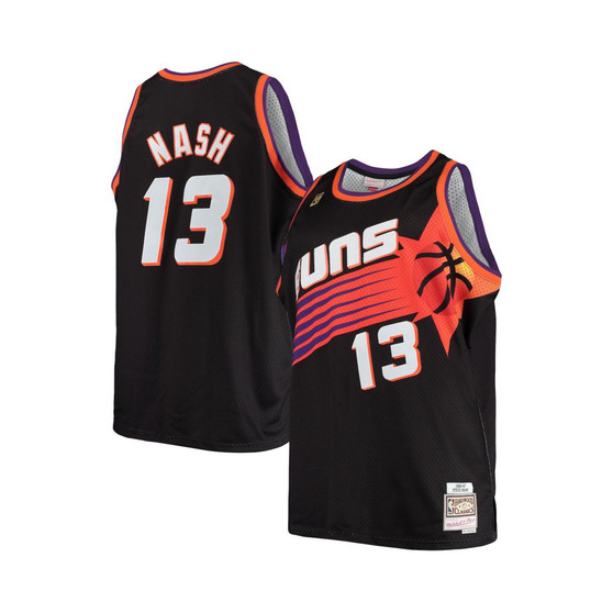 Men's Steve Nash Black Phoenix Suns Big and Tall Hardwood Classics Jersey