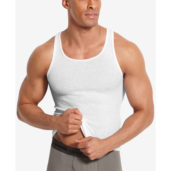 Men's Big & Tall 4-Pk. A-Line Cotton Tank Undershirts