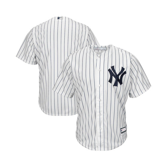 Men's White New York Yankees Big and Tall Replica Team Jersey