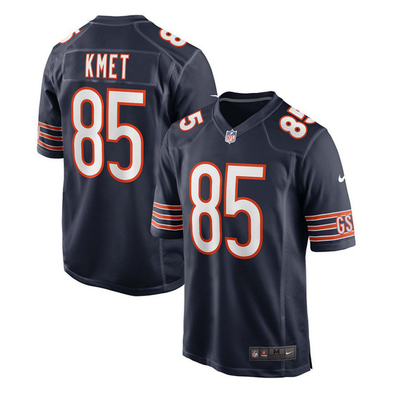 Men's Cole Kmet Navy Chicago Bears Game Jersey