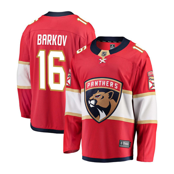 Men's Aleksander Barkov Red Florida Panthers Premier Breakaway Player Jersey