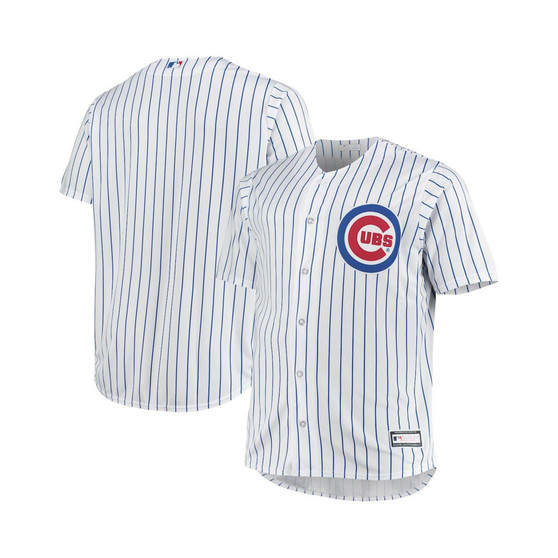 Men's White, Royal Chicago Cubs Big and Tall Home Replica Team Jersey