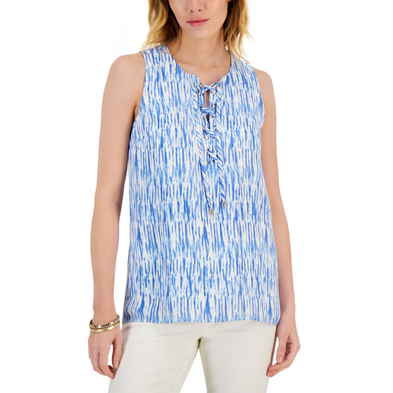 Women's Lace-Up Sleeveless Top, Created for Macy's