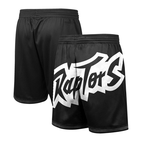 Men's Black Toronto Raptors Big Face 3.0 Fashion Shorts