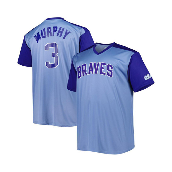 Men's Dale Murphy Blue, Royal Atlanta Braves Cooperstown Collection Big and Tall Replica Player Jersey