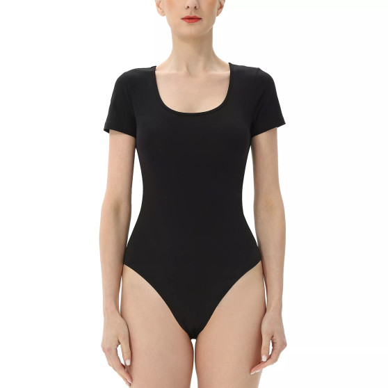 Women's U-neck Basic Bodysuit Top
