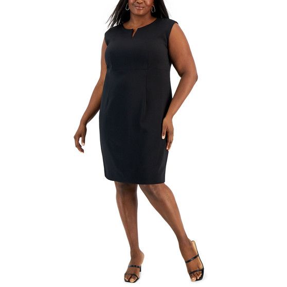 Plus Size Sleeveless Sheath Dress
