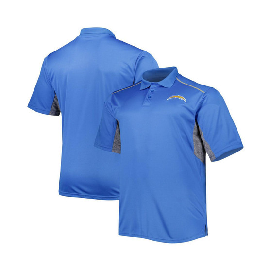 Men's Powder Blue Los Angeles Chargers Big and Tall Team Color Polo Shirt