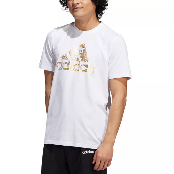 Men's Metallic Liquid Logo Graphic T-Shirt